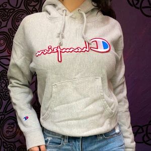 grey champion hoodie